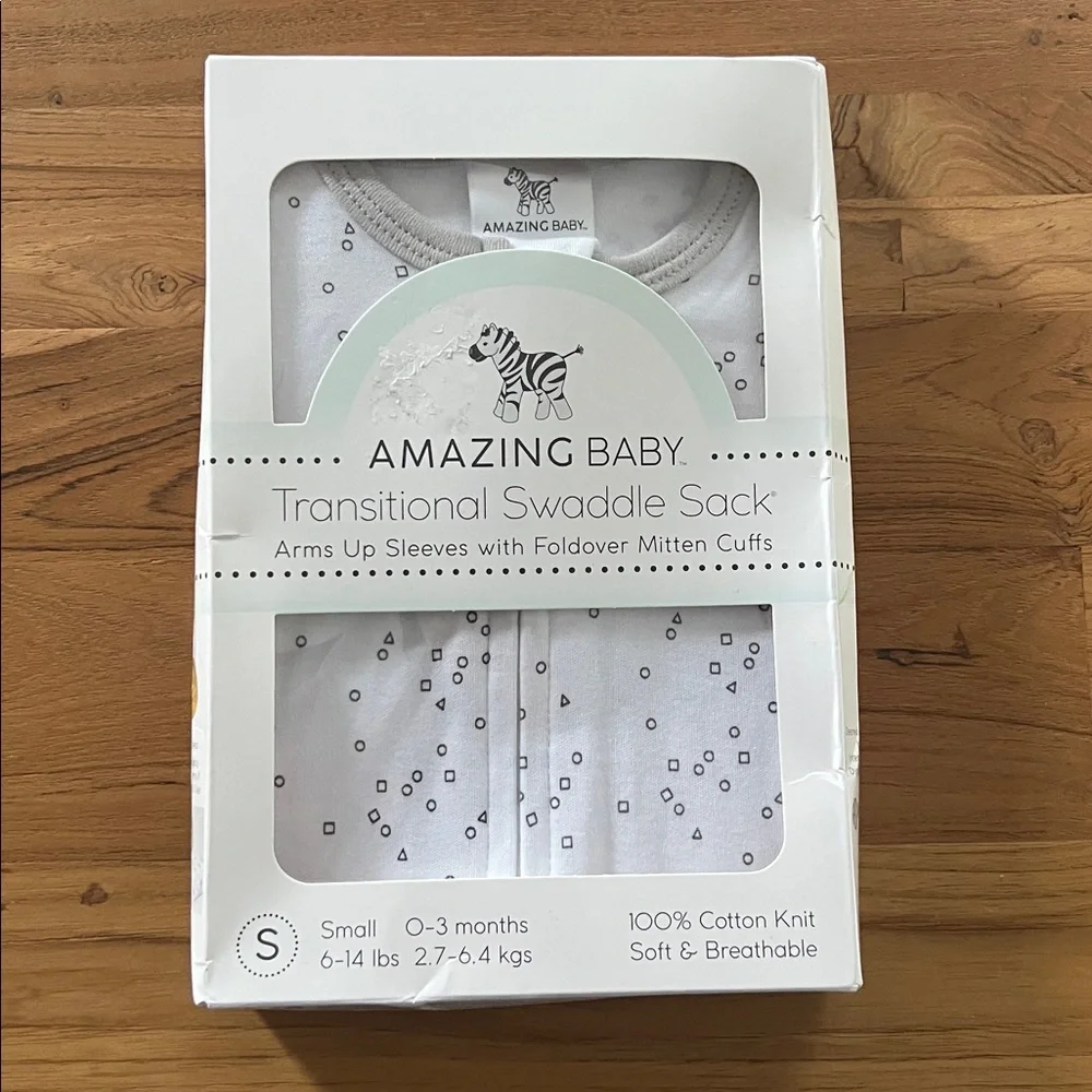 Amazing Baby Transitional Swaddle Sack S NIB